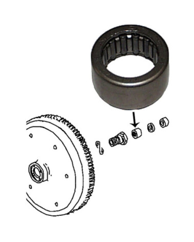 Łożysko igiełkowe do koła zamachowego. Pasuje do 8110450906