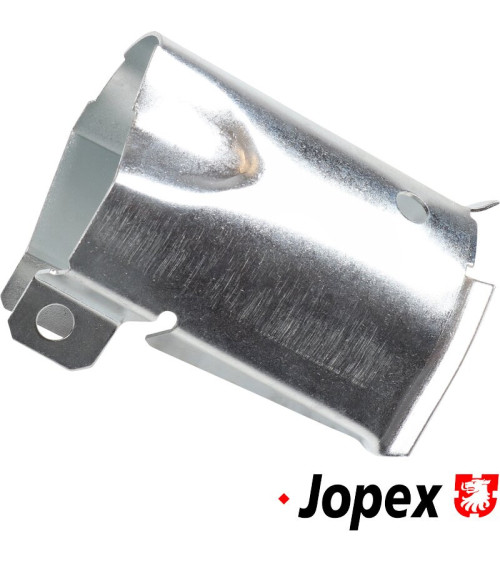 Płyta ochronna przy obudowie termostatu