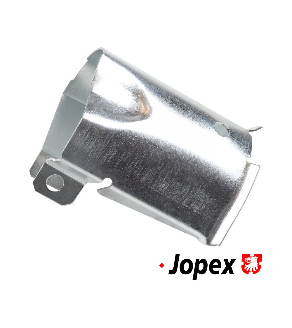 Płyta ochronna przy obudowie termostatu