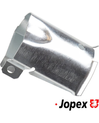 Płyta ochronna przy obudowie termostatu