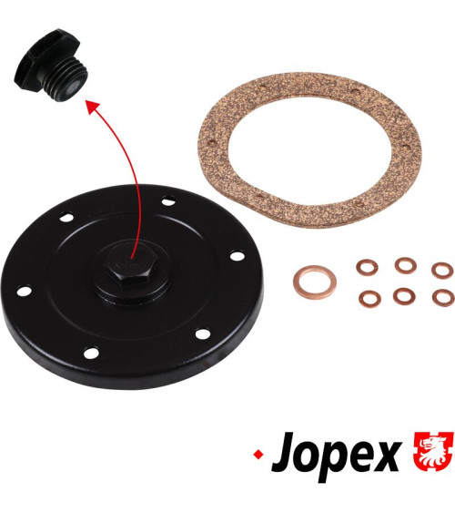 Zestaw pokrywy sitka oleju z uszczelką i magnetycznym korkiem spustowym