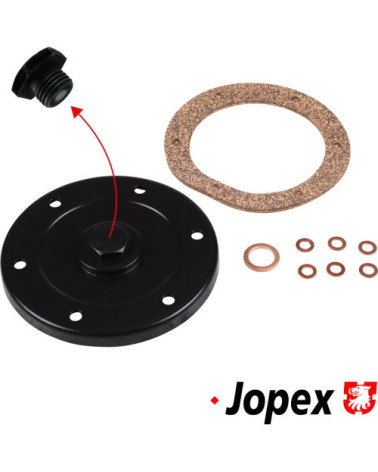 Zestaw pokrywy sitka oleju z uszczelką i magnetycznym korkiem spustowym