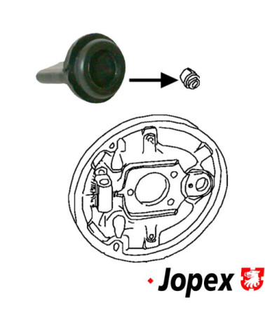 Zaślepka płyty tylnej (tarczy kotwicznej)