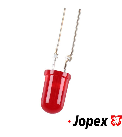 Żarówka z czerwoną nasadką do oświetlenia wskaźników