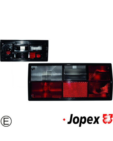 Lampa tylna ze szkłem czerwono/przezroczystym