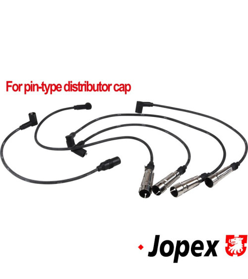 Zestaw przewodów zapłonowych. Pasuje do kopułki typu pin