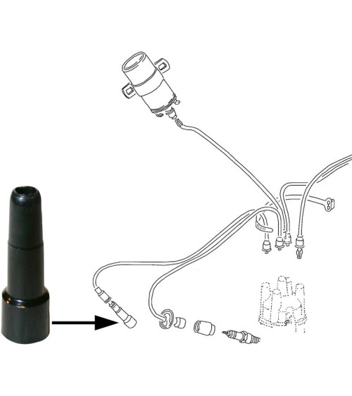 Fajka (konektor) świecy zapłonowej