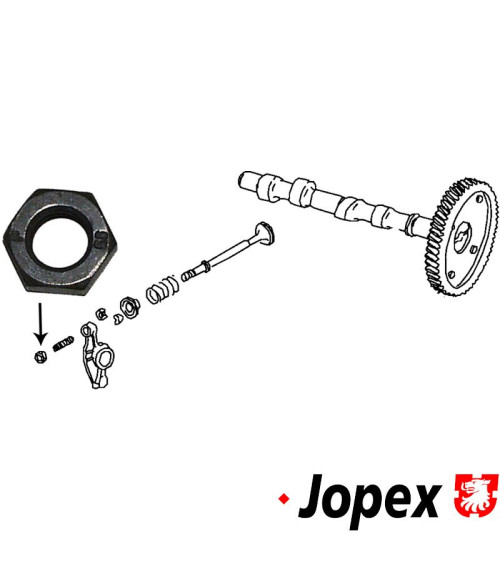 Nakrętka regulacyjna do zaworu