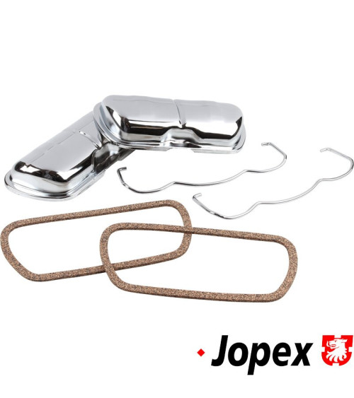 Zestaw pokryw zaworów z klipsami i uszczelkami