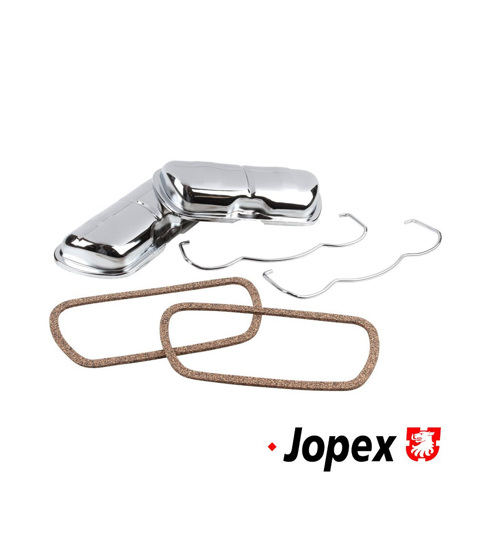 Zestaw pokryw zaworów z klipsami i uszczelkami