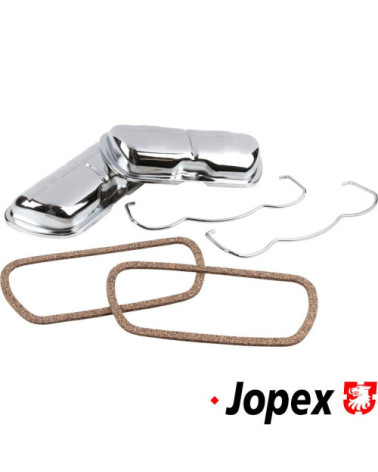 Zestaw pokryw zaworów z klipsami i uszczelkami