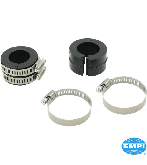 Zestaw dzielonych osłon kolektora z zaciskami do dolotu powietrza