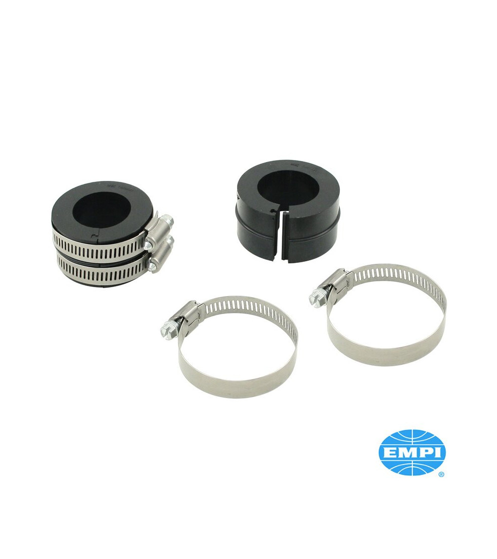 Zestaw dzielonych osłon kolektora z zaciskami do dolotu powietrza