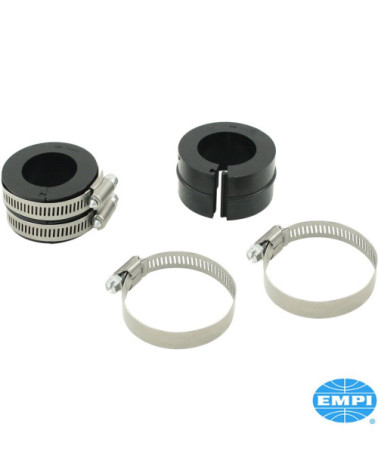 Zestaw dzielonych osłon kolektora z zaciskami do dolotu powietrza