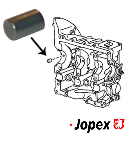 Kołek ustalający do łożyska głównego