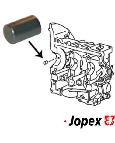 Kołek ustalający do łożyska głównego