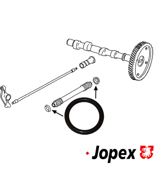 Uszczelka gumowa do rurki popychacza