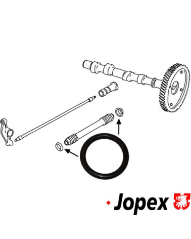 Uszczelka gumowa do rurki popychacza