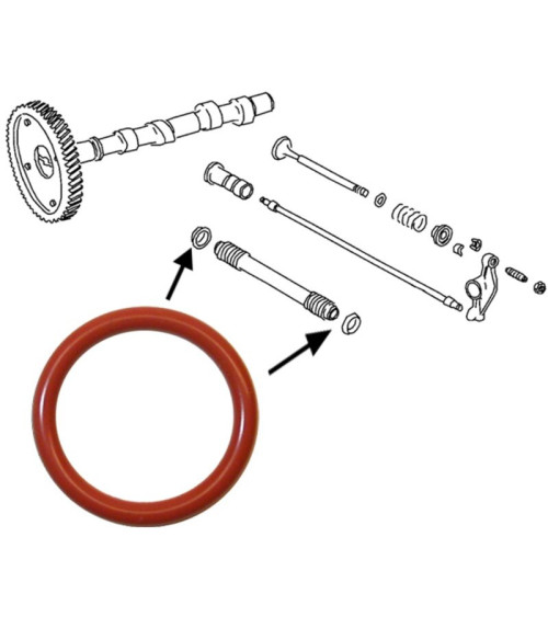 Uszczelka gumowa do rurki popychacza
