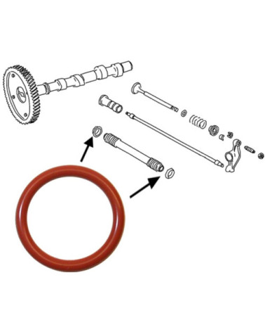 Uszczelka gumowa do rurki popychacza
