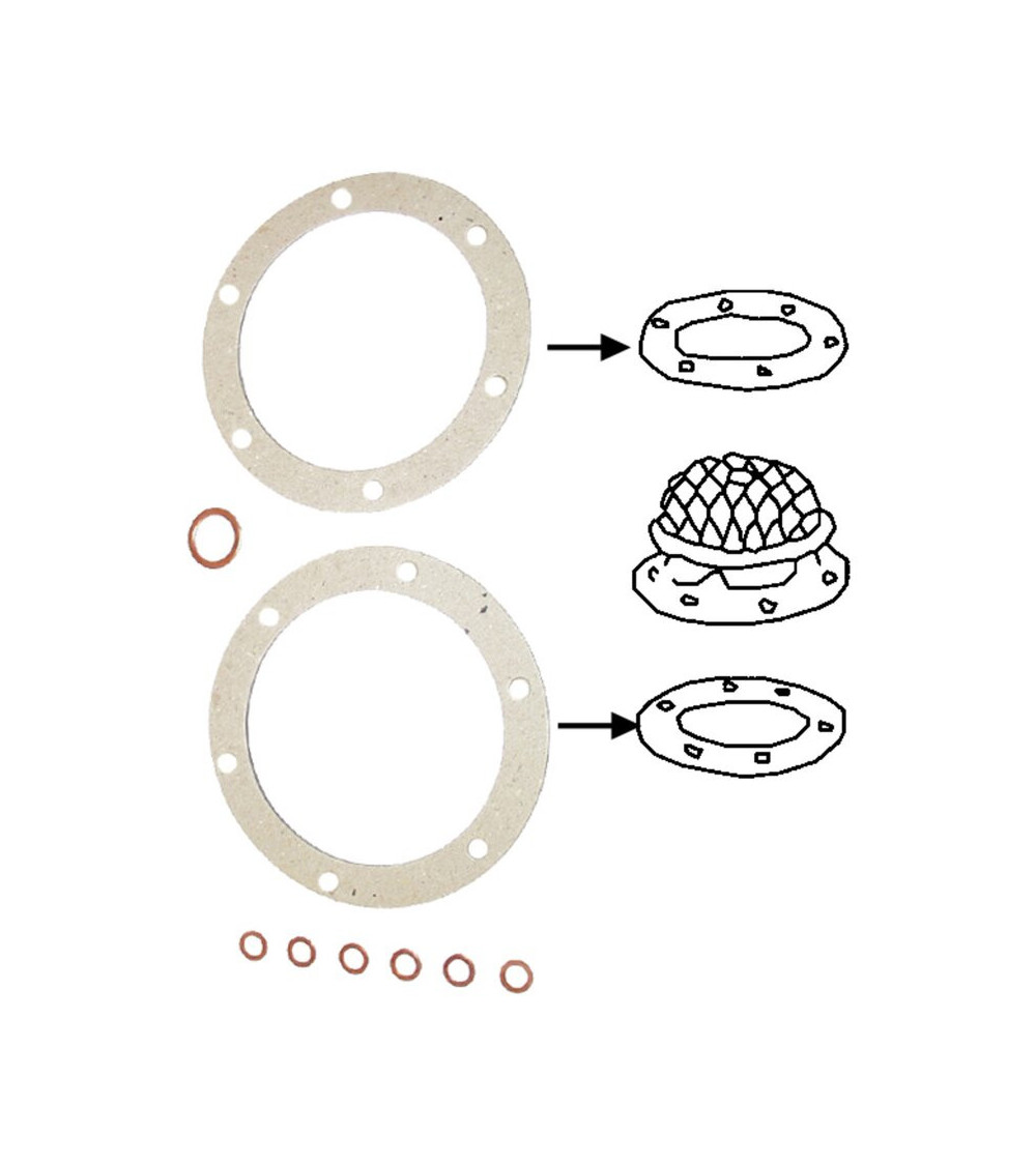 Zestaw uszczelek do sitka (smoka) oleju. Produkcja niemiecka