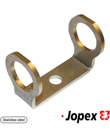 Wspornik do węża olejowego. Wykonany ze stali nierdzewnej