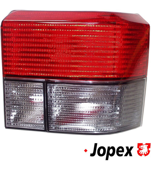 Lampa tylna z czerwono/czarnym szkłem