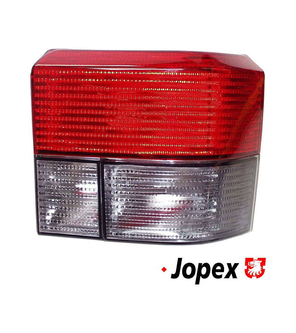Lampa tylna z czerwono/czarnym szkłem